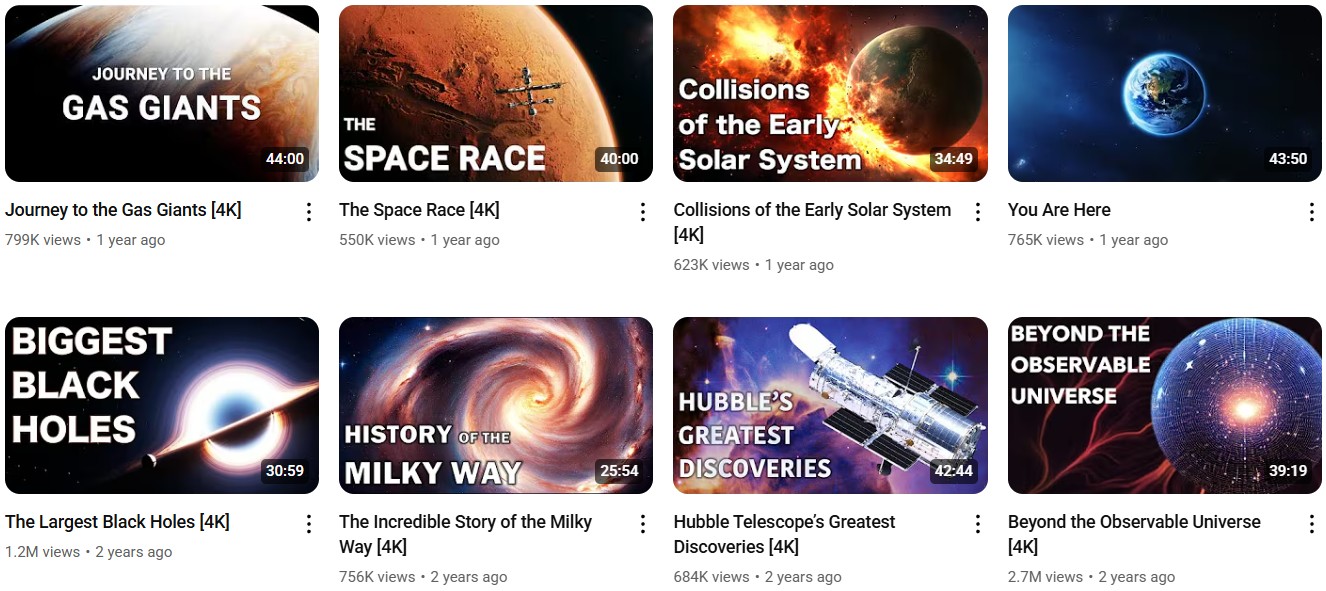 Space is an endless topic for discussion.